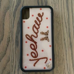 Wildflower yeehaw iPhone XR case